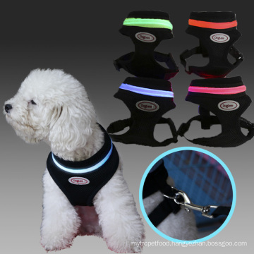 Doglemi Newest Dog Led Product Mesh Puppy Pet Led dog harness